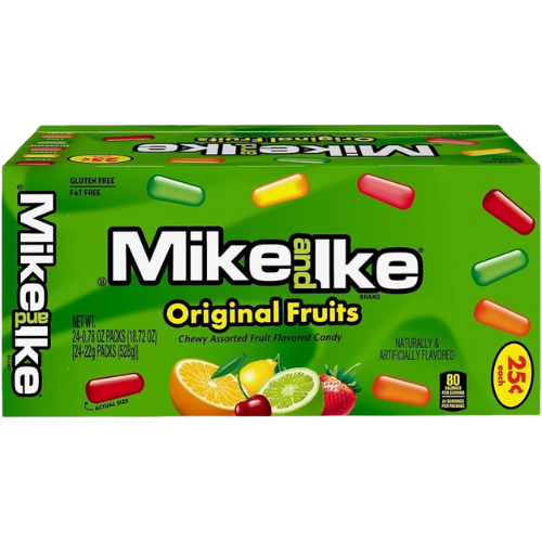 Individual Mike & Ike Original Fruits candy pack 22g
