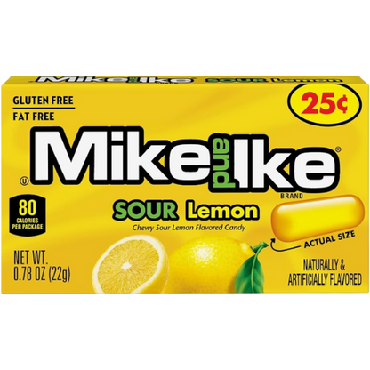 Individual Mike & Ike Sour Lemon candy pack 22g