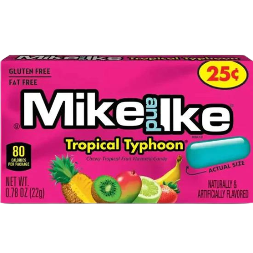 Individual Mike & Ike Tropical Typhoon candy pack 22g