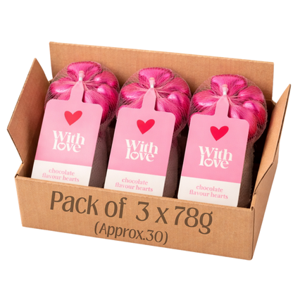 Milk Choc Hearts Bag 78g