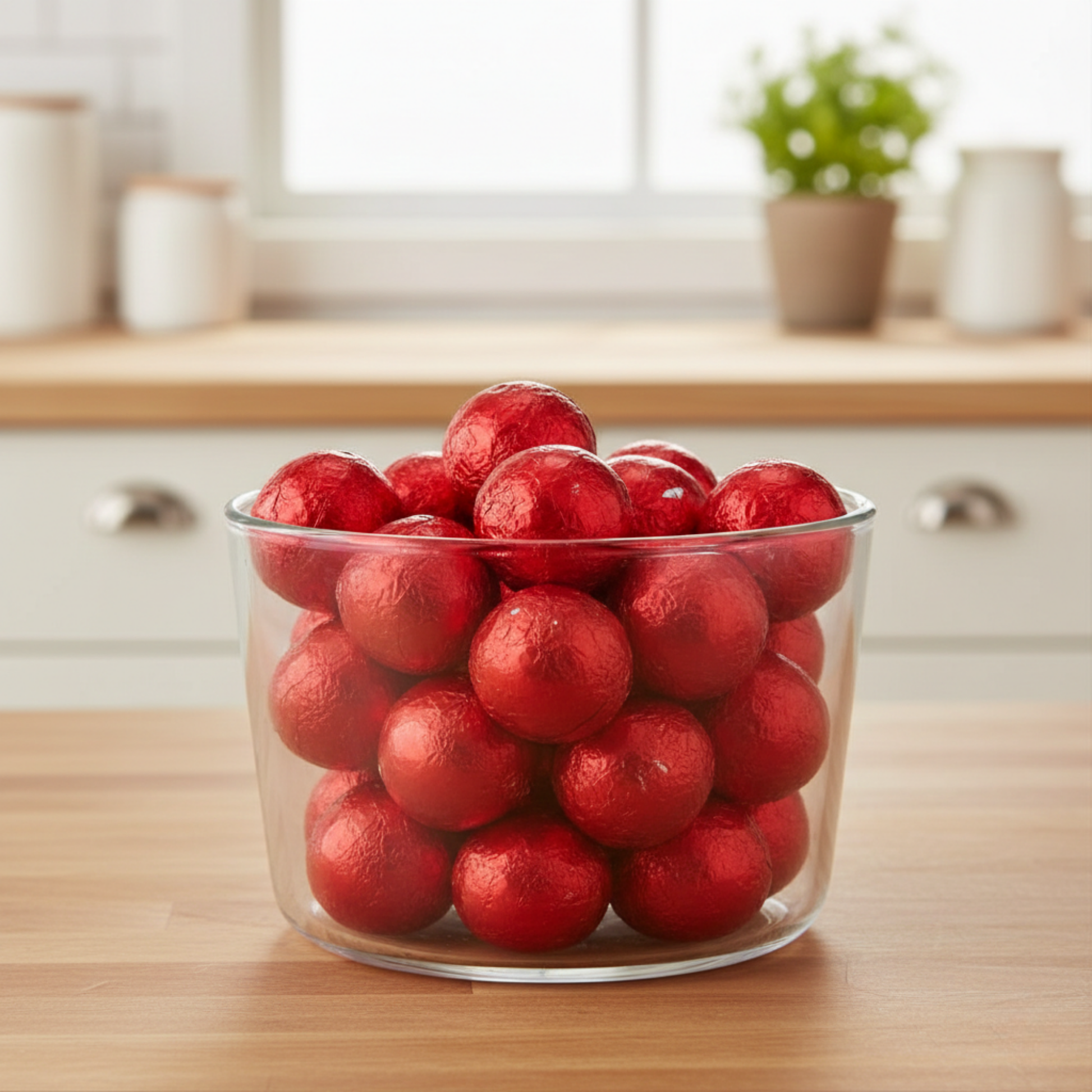 Decorative chocolate balls ideal for party tables and displays