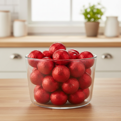 Decorative chocolate balls ideal for party tables and displays