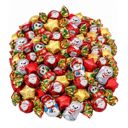 Milk Chocolate Christmas Assortment 1kg Bag
