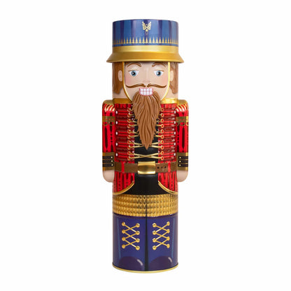 Reusable Christmas tin available in black, purple, or red