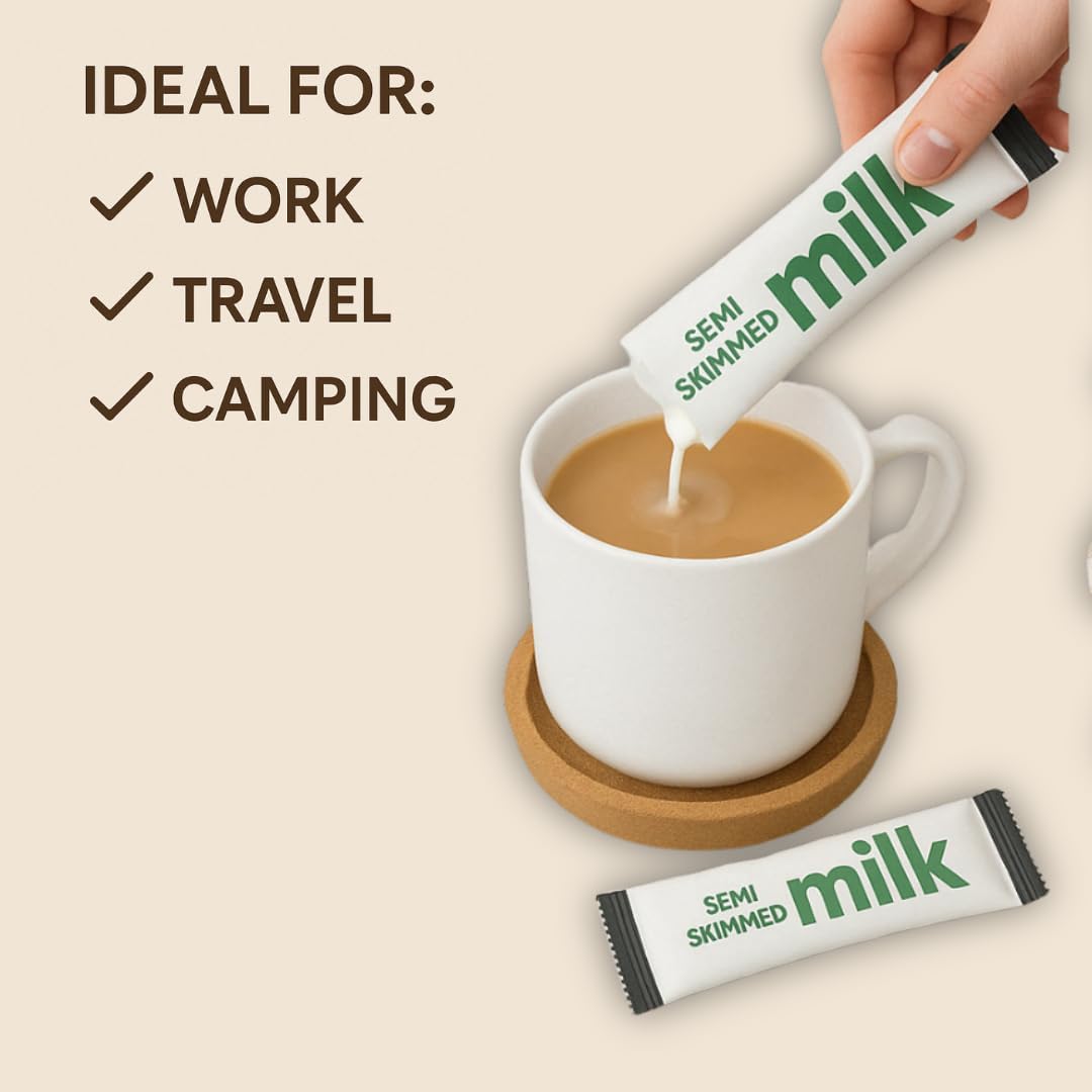 milk sachets individual portions 50 pack