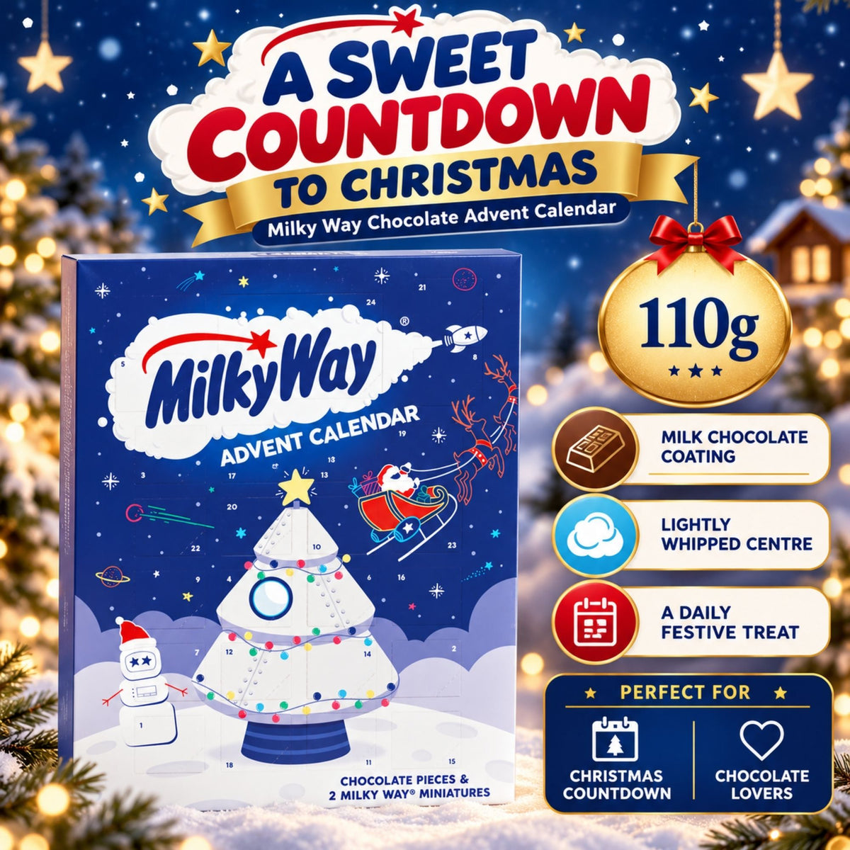 Milky Way milk chocolate advent calendar