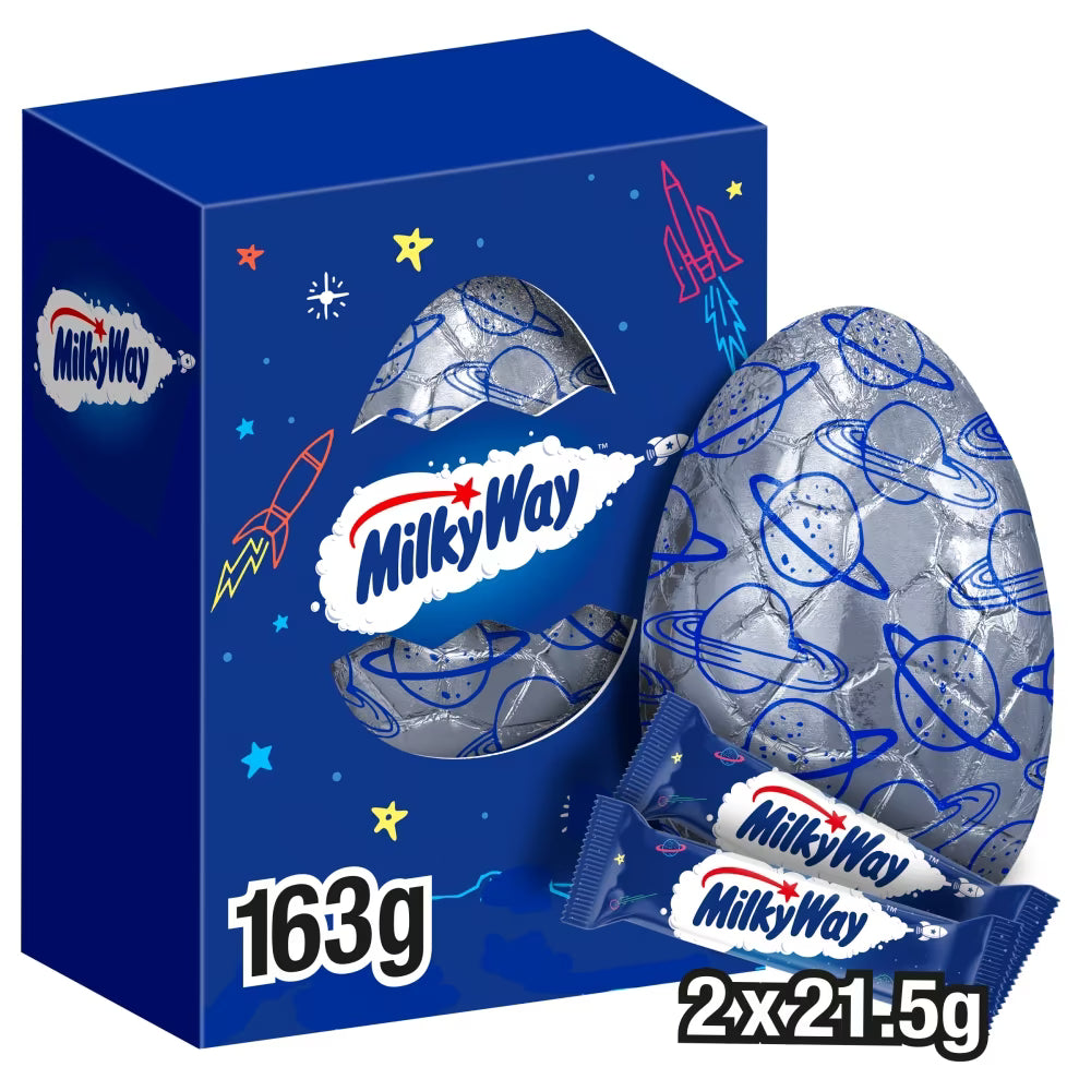 Milky Way Chocolate Large Easter Egg 163g with 2 bars