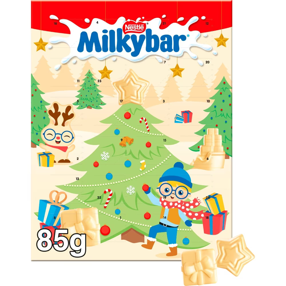 2025 Milkybar white chocolate advent calendar gift pack