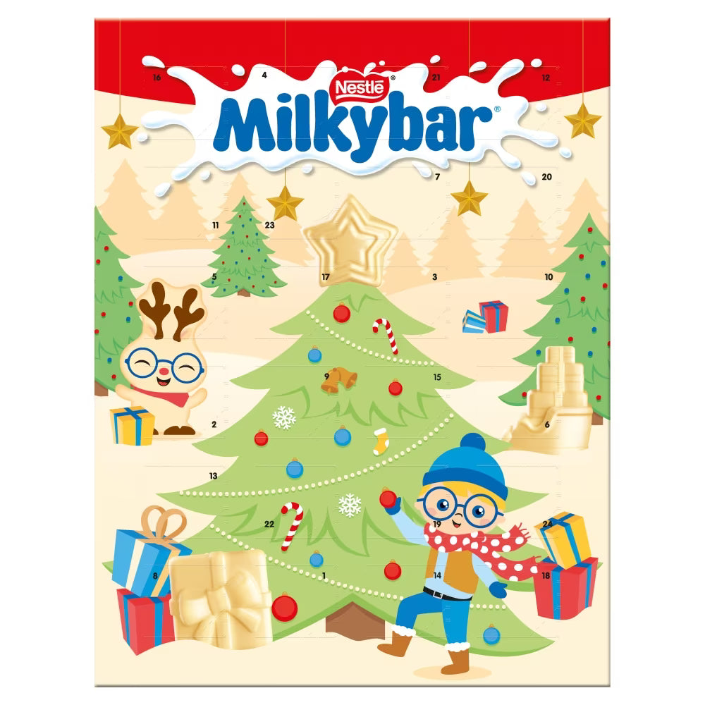 Milkybar White Chocolate Advent Calendar 85g pack