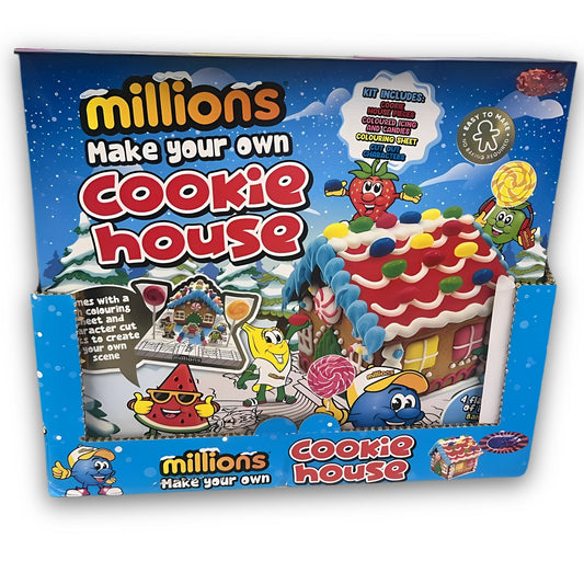 Millions Cookie House 493g fun sweet kit for decorating and eating