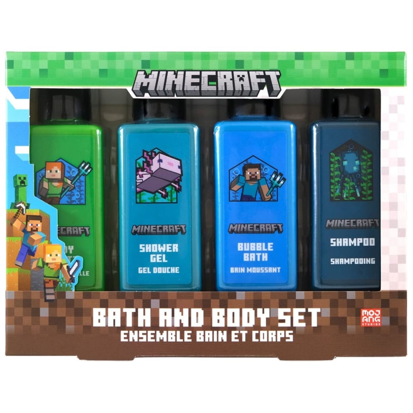 Minecraft Bath and Body Gift Set 4 Piece