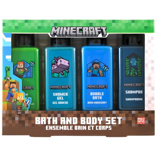Minecraft Bath and Body Gift Set 4 Piece