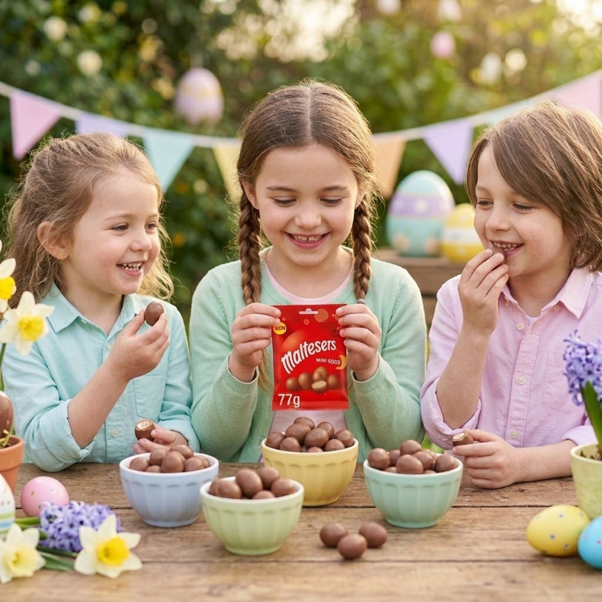 Bulk pack of Maltesers mini eggs for sharing and gifting