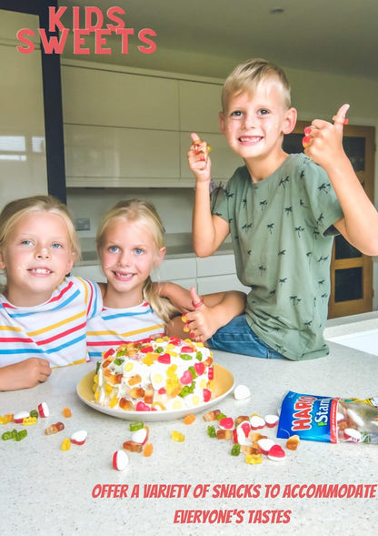 Mini Haribo sweets used as wedding favour ideas or giveaways