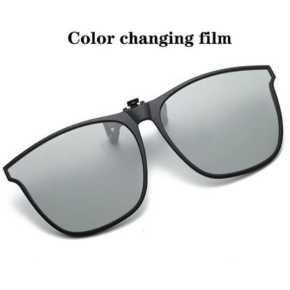 Polarized clip on sunglasses set with multiple lens included