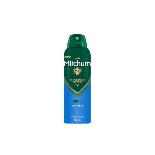Mitchum Men Advanced Ice Fresh 200ml anti-perspirant spray bottle