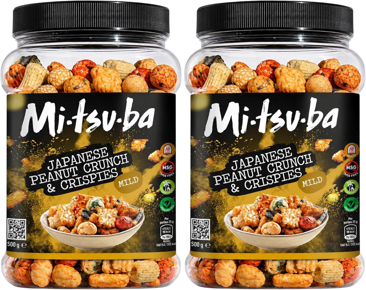 Crunchy Japanese snack assortment for sharing