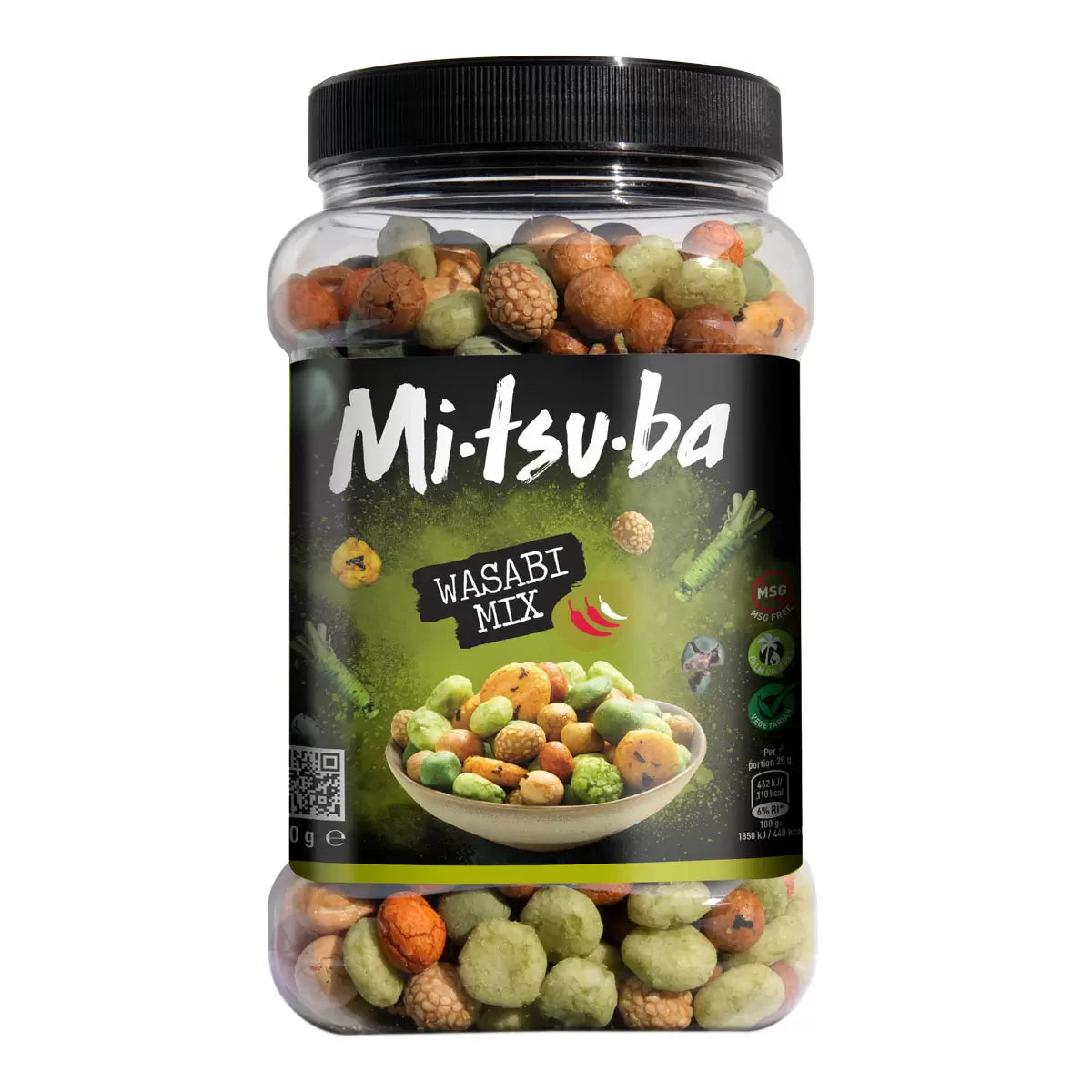 Mitsuba Wasabi Mix 800g spicy rice and peanut snack
