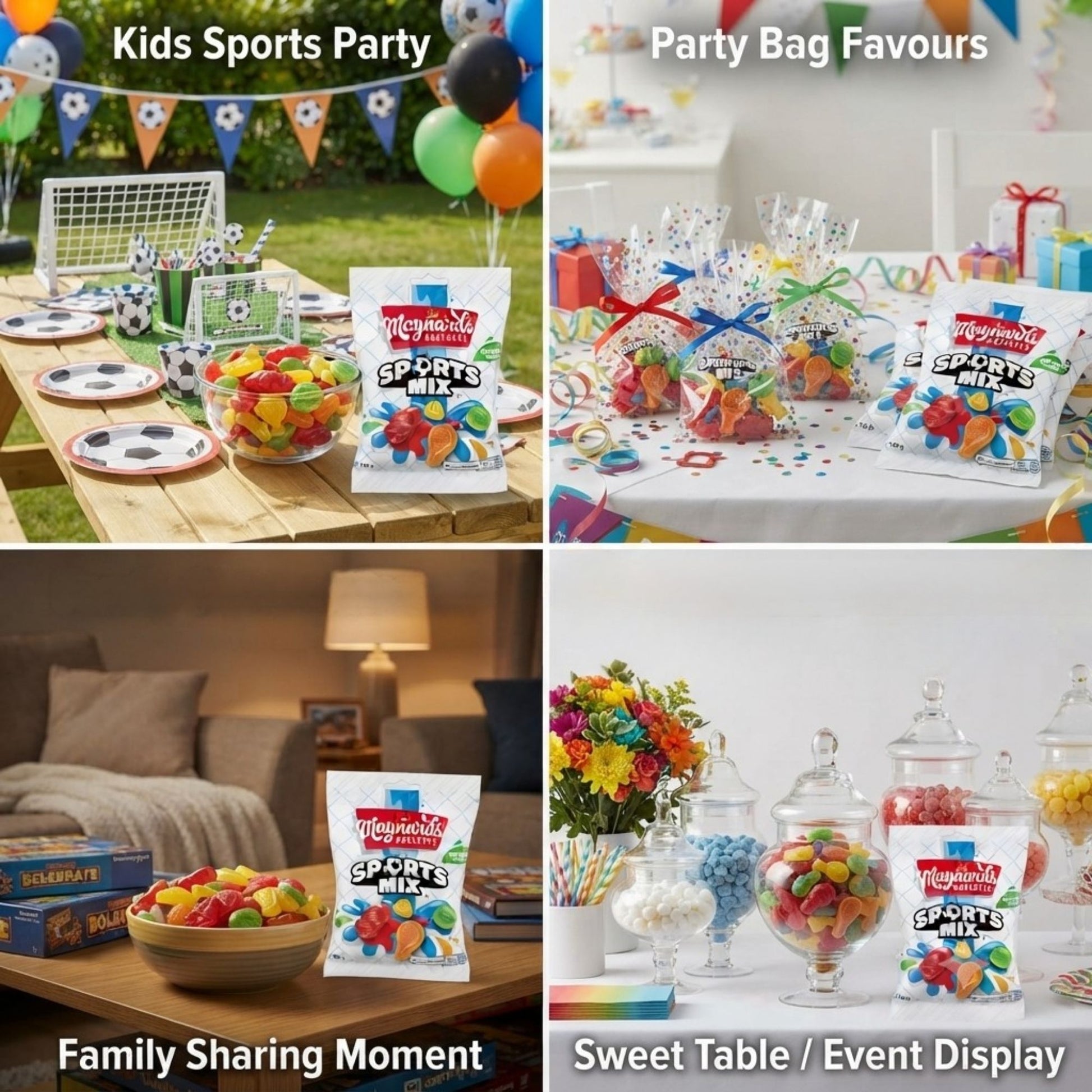 Mixed fruit chewy sweet bags