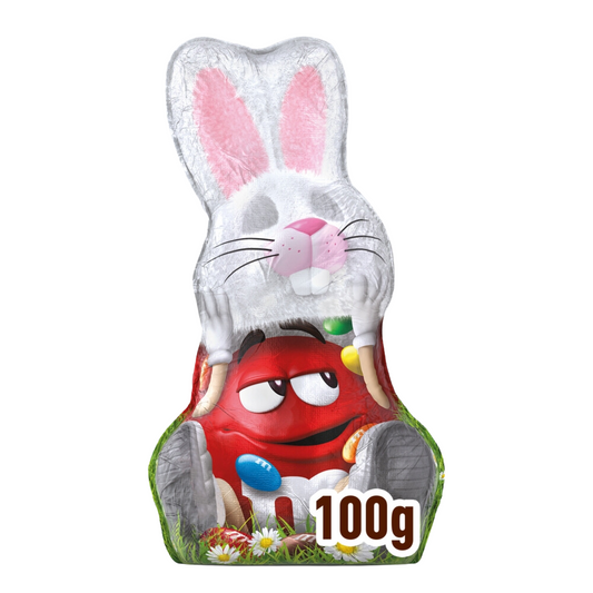 M&M's Milk Chocolate Easter Bunny 100g Red Rabbit Head