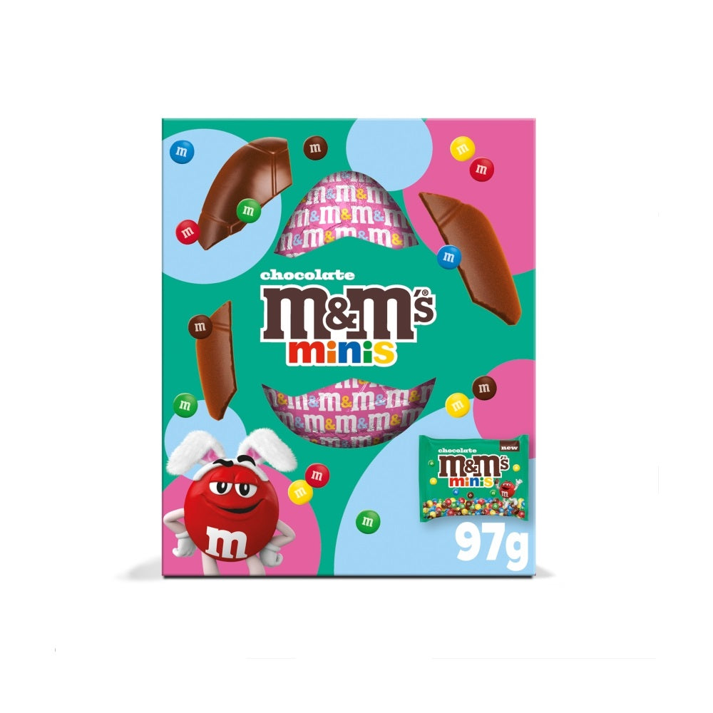 97g medium M&M's Minis Easter egg 9-pack bulk