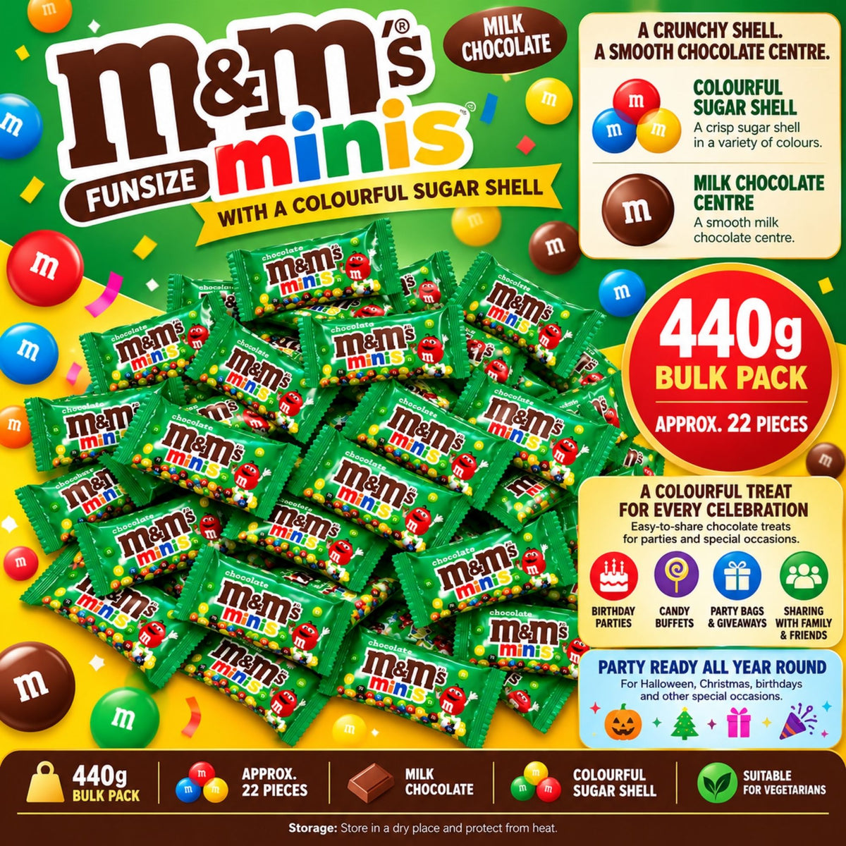 M&M's funsize confectionery bulk pack