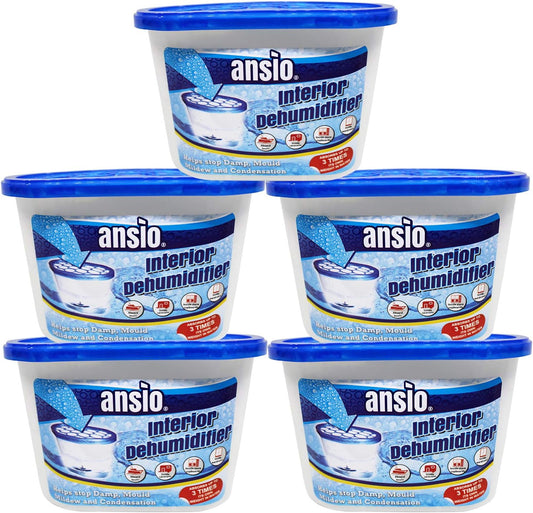 Moisture absorber 500ml pack of 5 for home