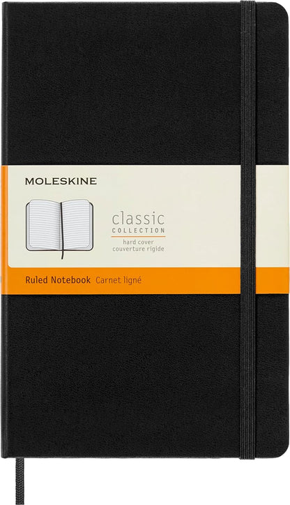 Moleskine Classic Large Notebook in black hard cover