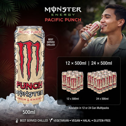 Monster Pacific Punch energy drink can