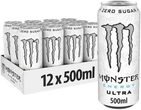 Monster Ultra Zero Sugar energy drink 12 x 500ml cans