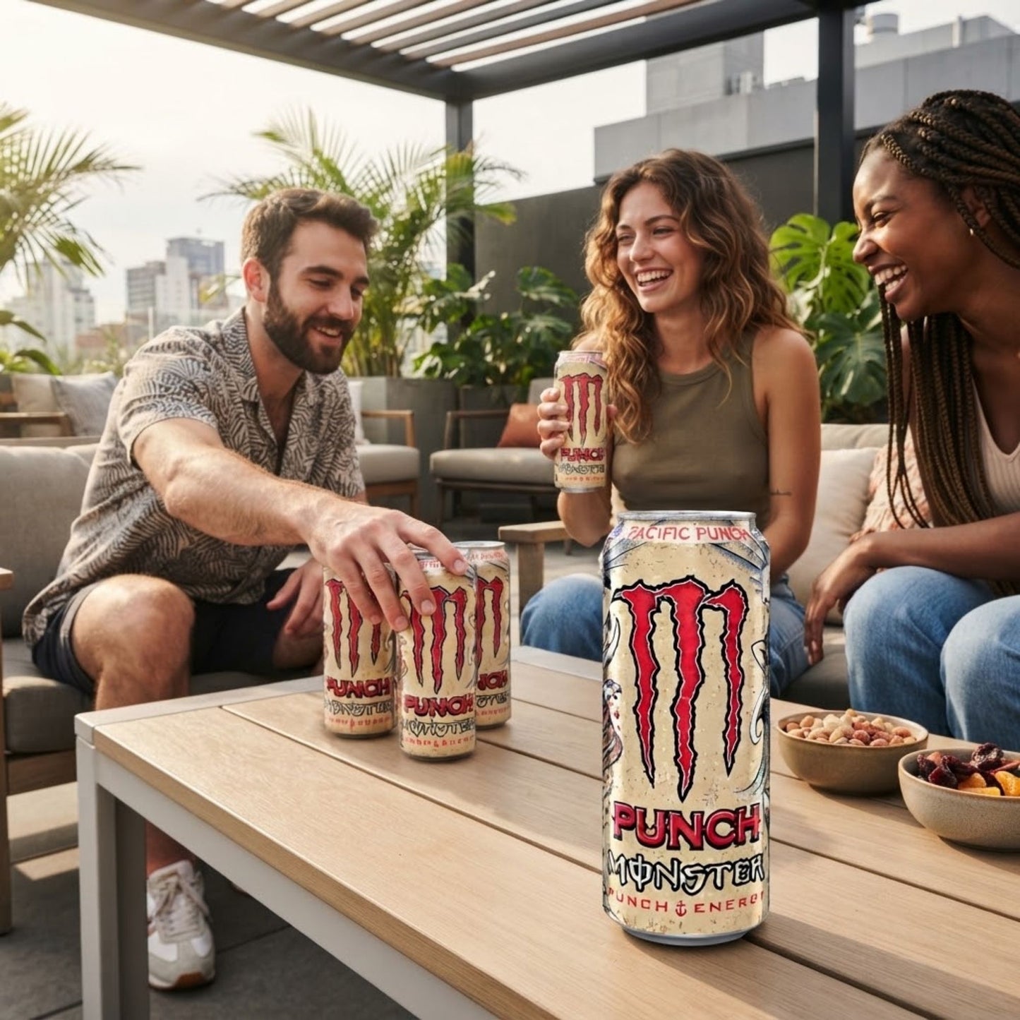 Monster Pacific Punch canned energy drink