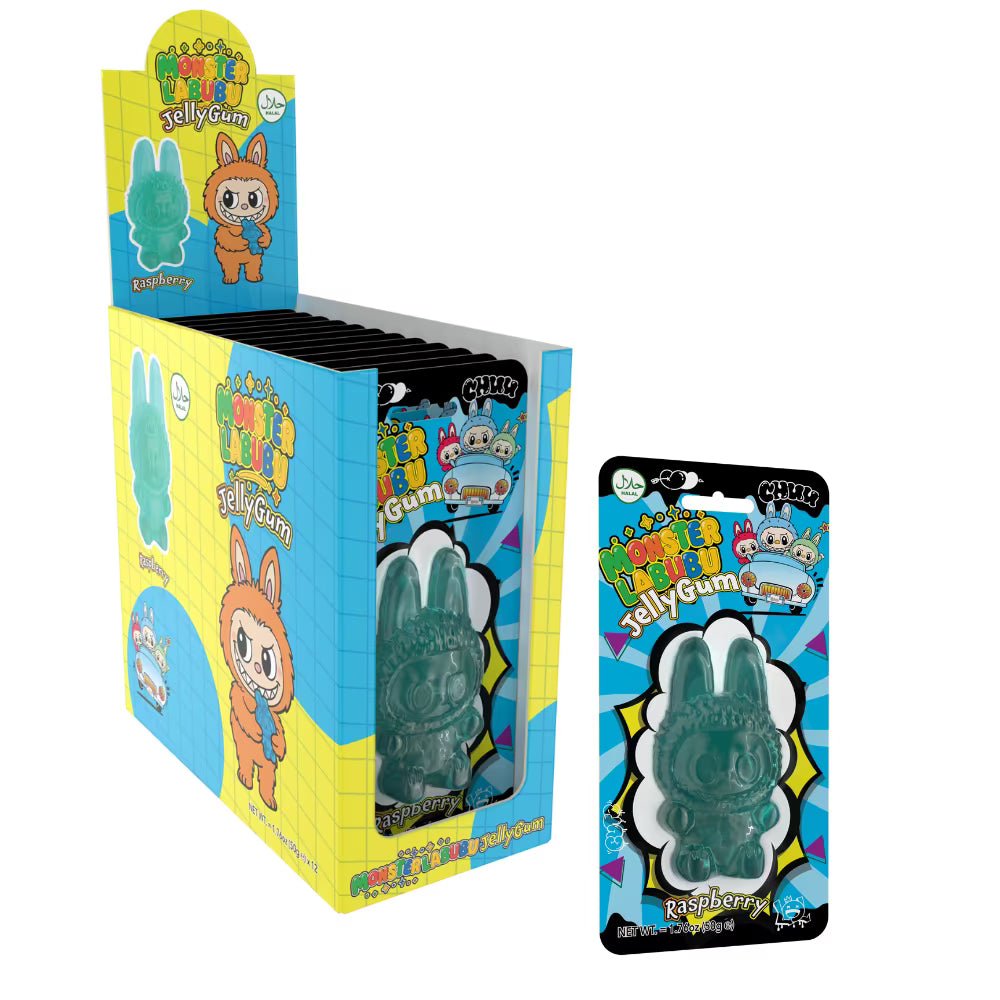 Monster Labubu Raspberry Jelly Gum 12 Pack – Trendy 2025 Sweets