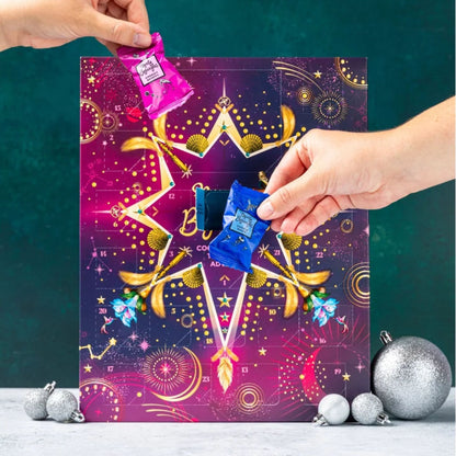 Cocoa dusted chocolate truffle countdown calendar
