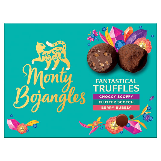 Monty Bojangles Selection Of Cocoa Truffles 135G assorted chocolates