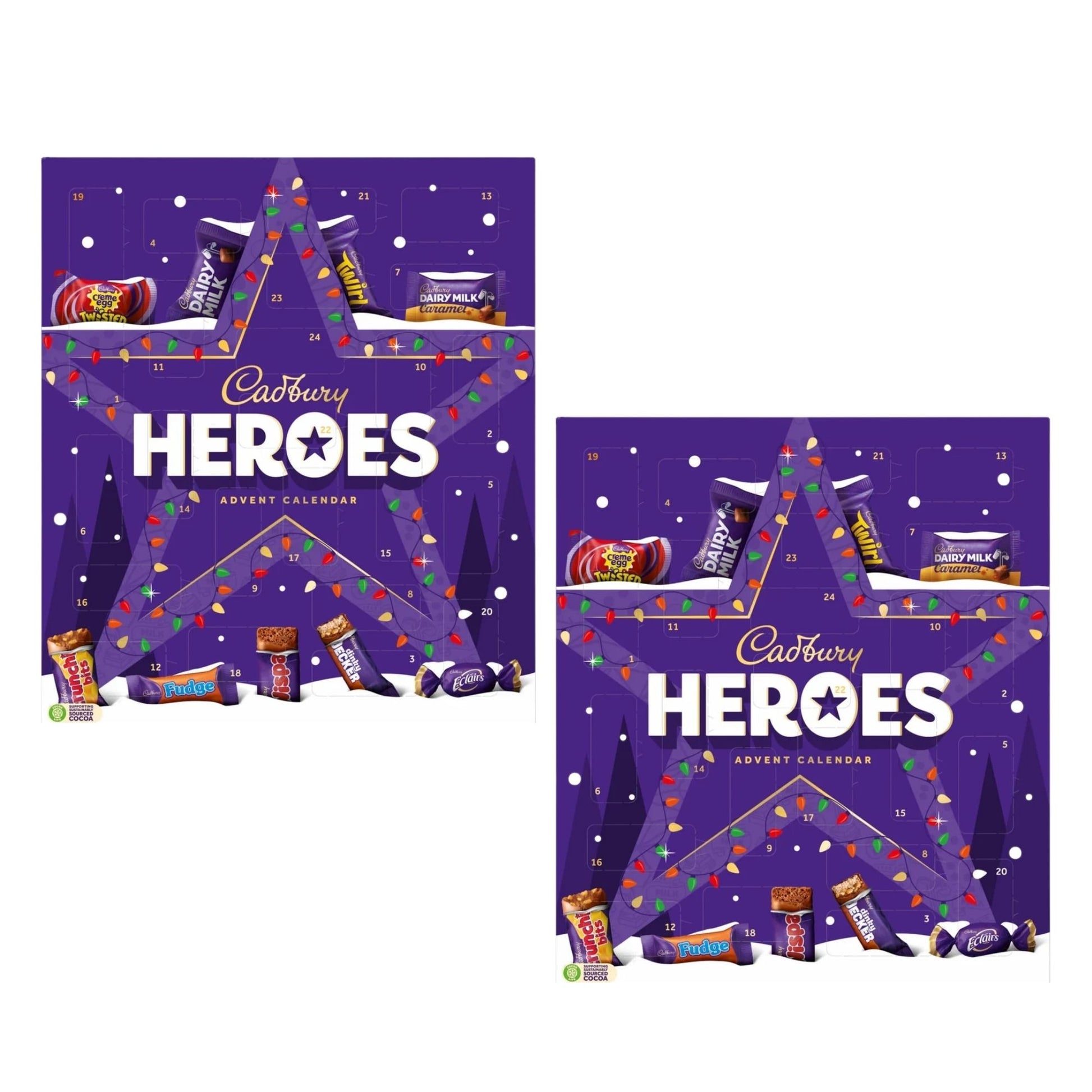 Cadbury Heroes Chocolate Advent Calendar 230g 2 pack