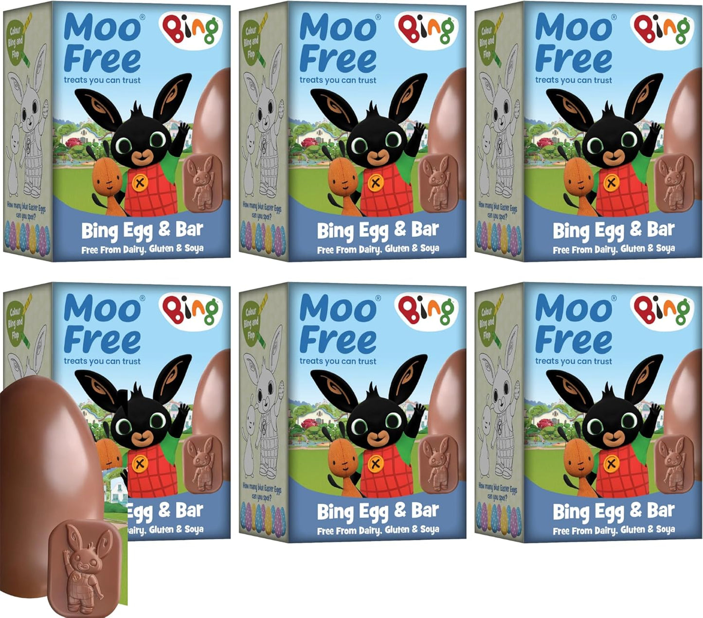 Moo Free Bing Bulk Buy Dairy-Free Easter Egg Set