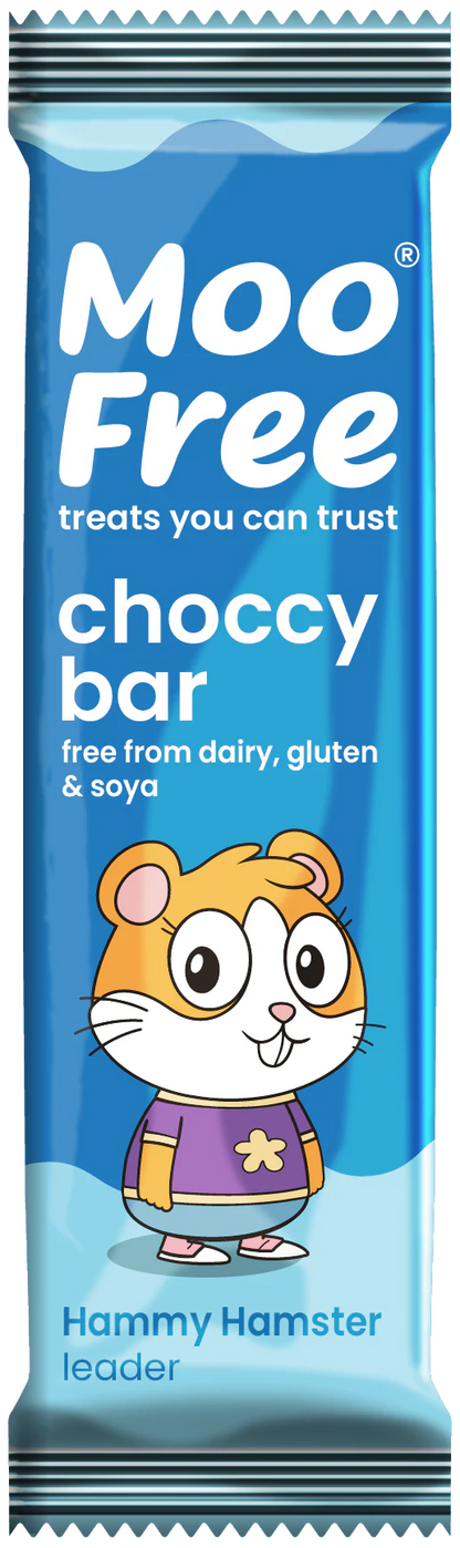 Box of 20 Moo Free Mini Milk Chocolate Bars 20g each – Dairy-Free & Vegan