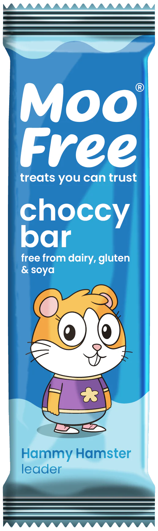 Box of 20 Moo Free Mini Milk Chocolate Bars 20g each – Dairy-Free & Vegan