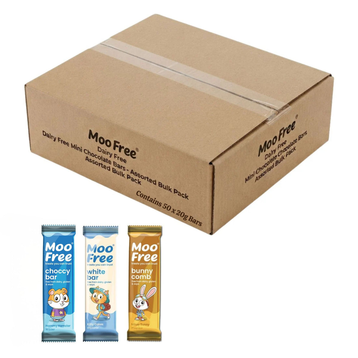 Bulk Moo Free chocolate bars