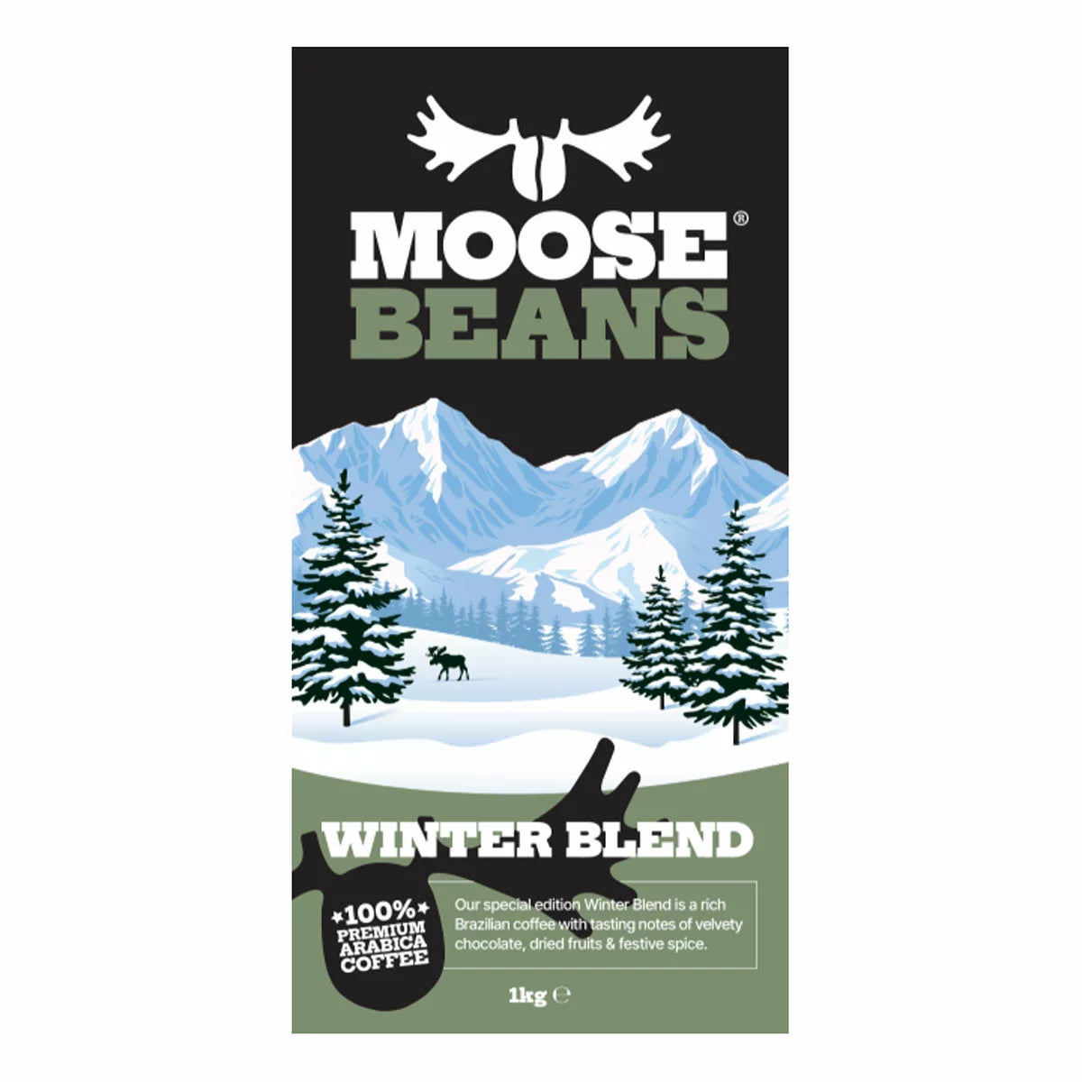 Moose Beans Winter Blend Coffee Beans 1kg
