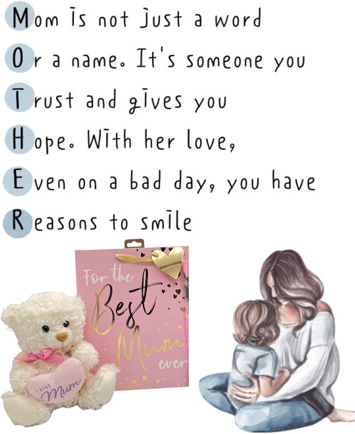 Candy-filled gift box for Mother's Day, perfect for sweet-loving mums