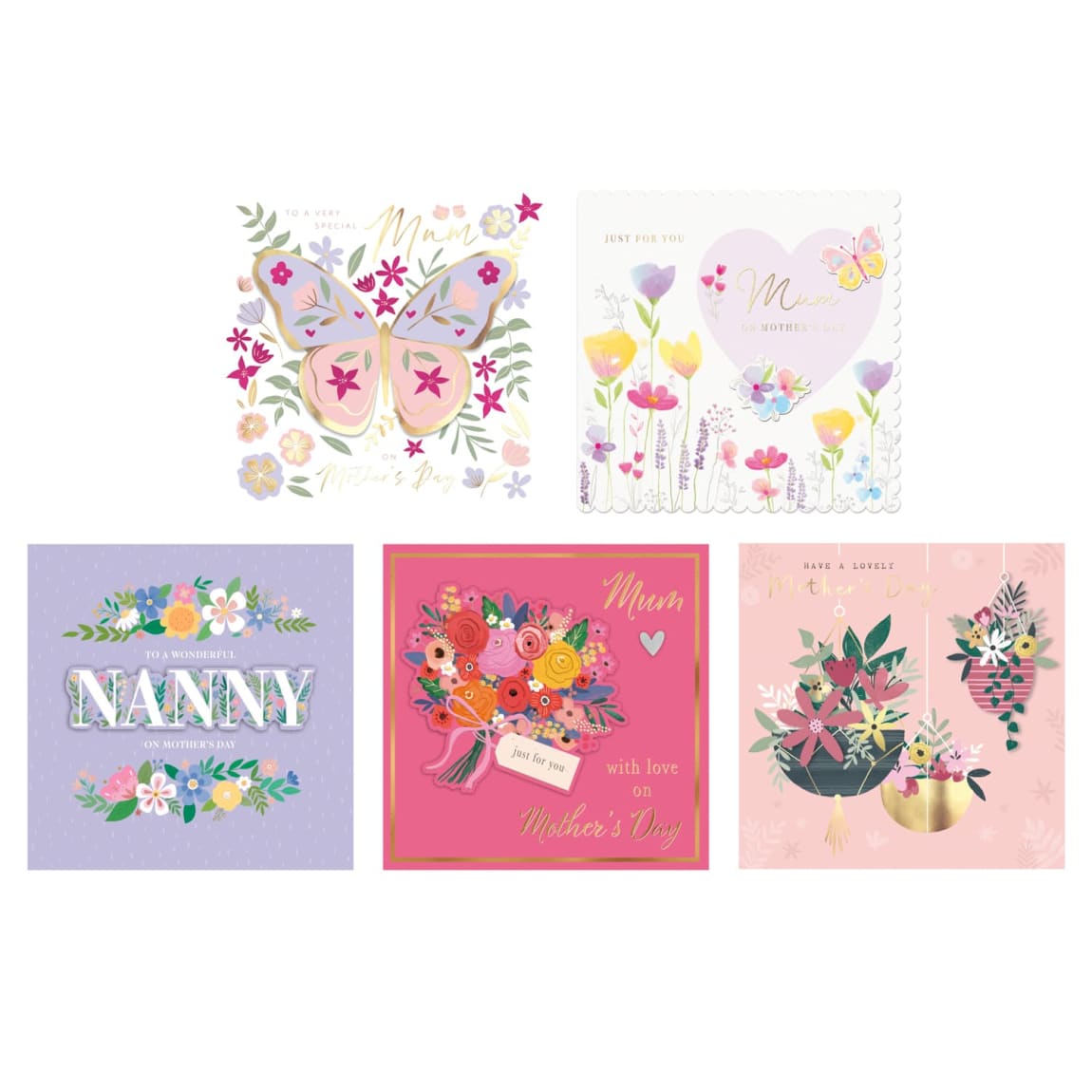 Mother’s Day greeting card for mum or nanny