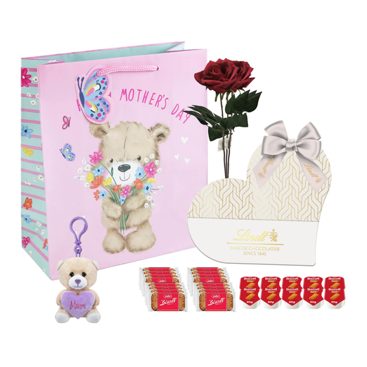 Mother’s Day Hamper with Lotus Biscoff, teddy, and chocolate