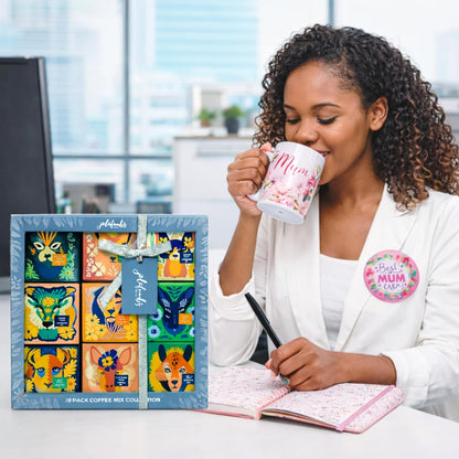 “Best Mum” badge included in gift set