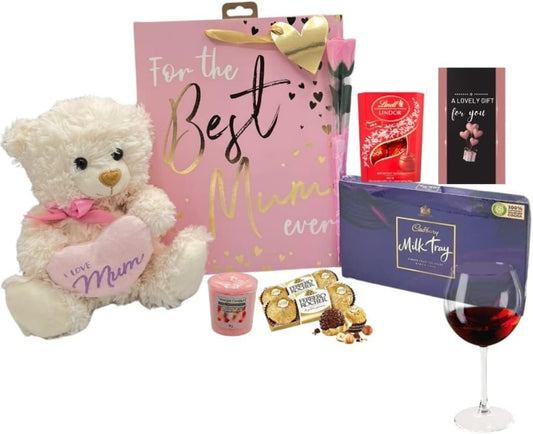 Mother's gift box filled with sweets and delicious surprises