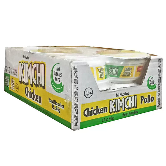 Mr Noodles Kimchi Chicken 12x86g Instant Noodles