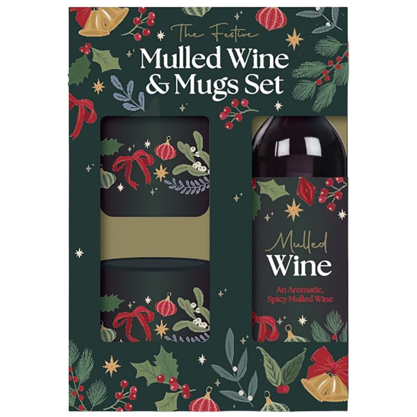Mulled Wine and Mugs Christmas Gift Set