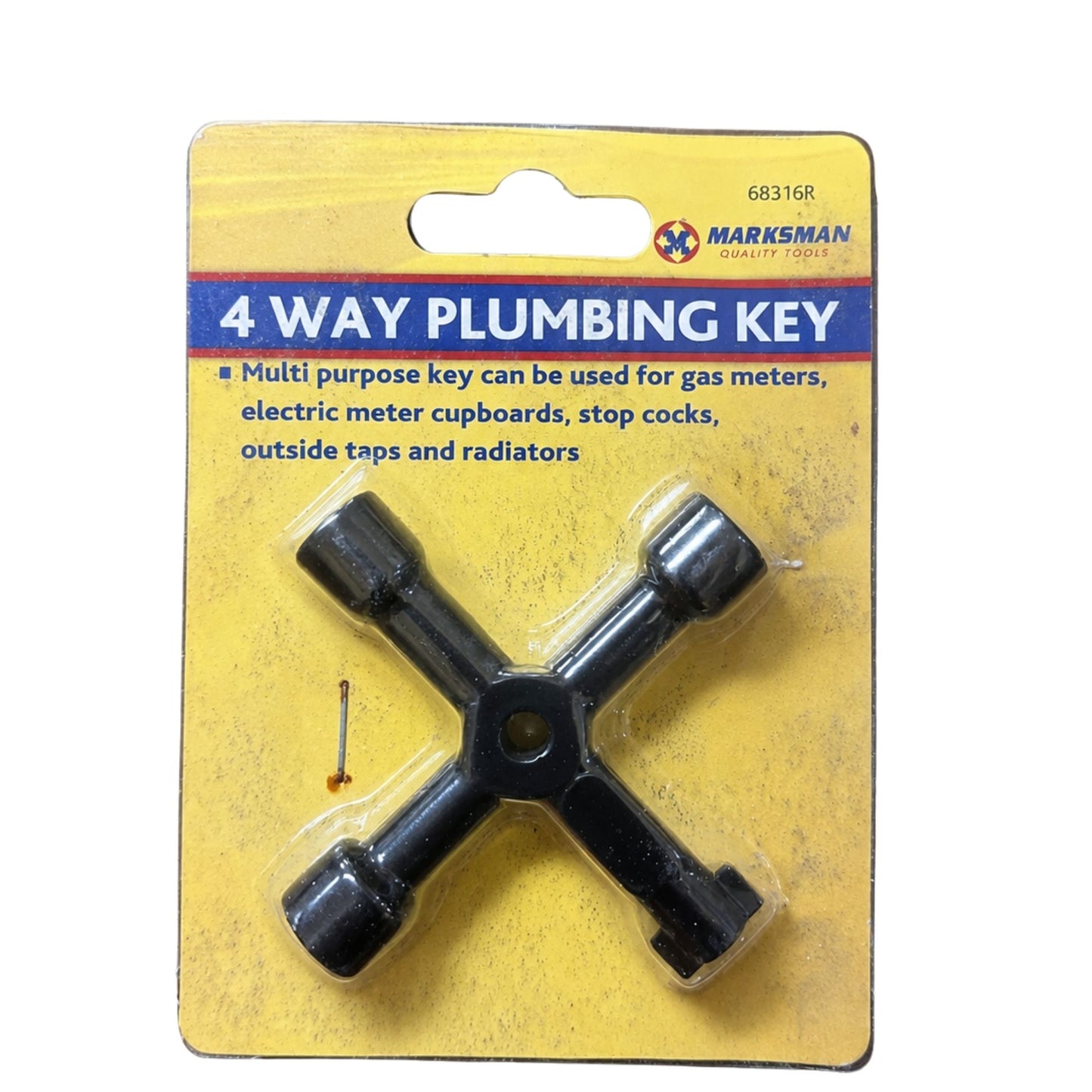 Multi-purpose plumbing utility keys