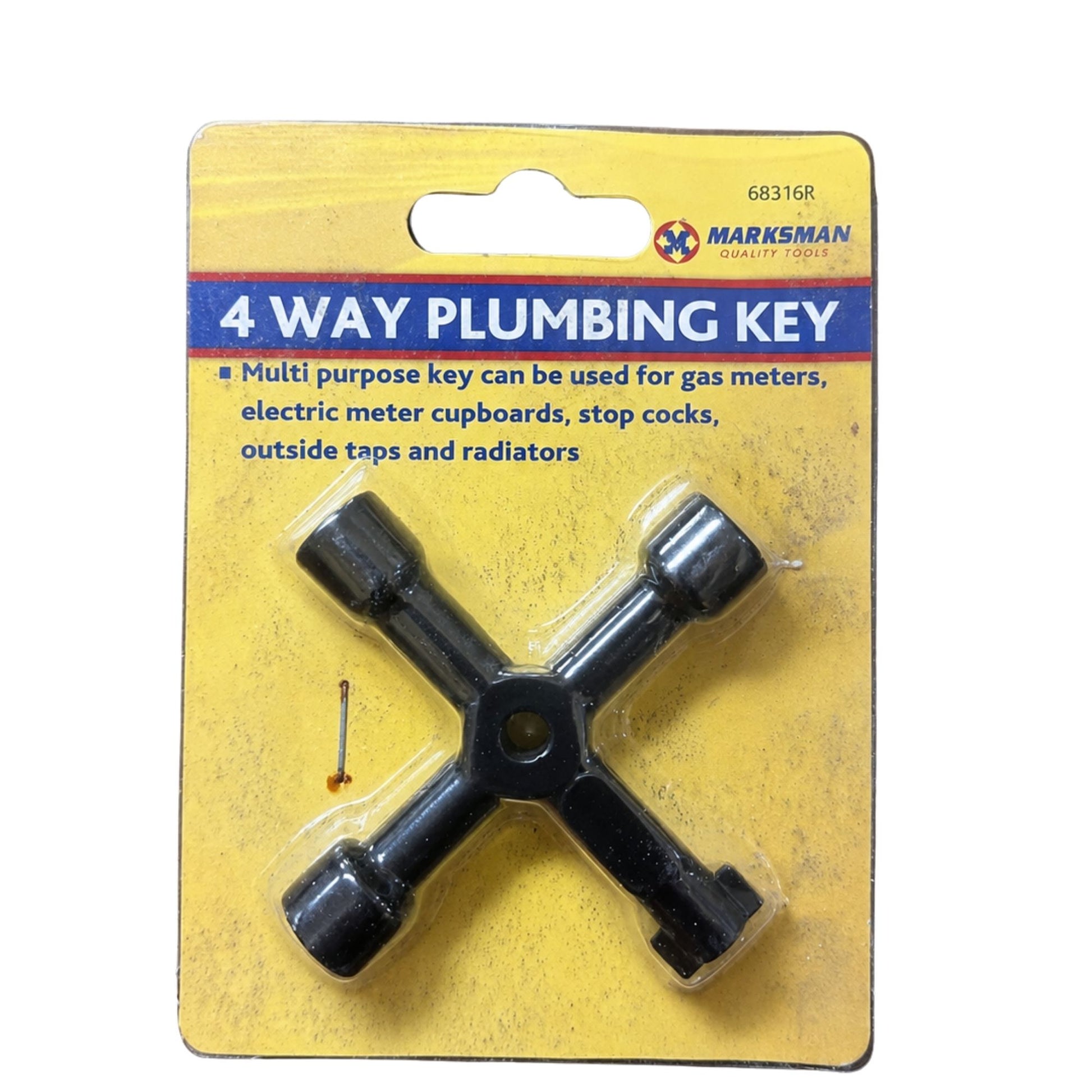 Multi-purpose plumbing utility keys