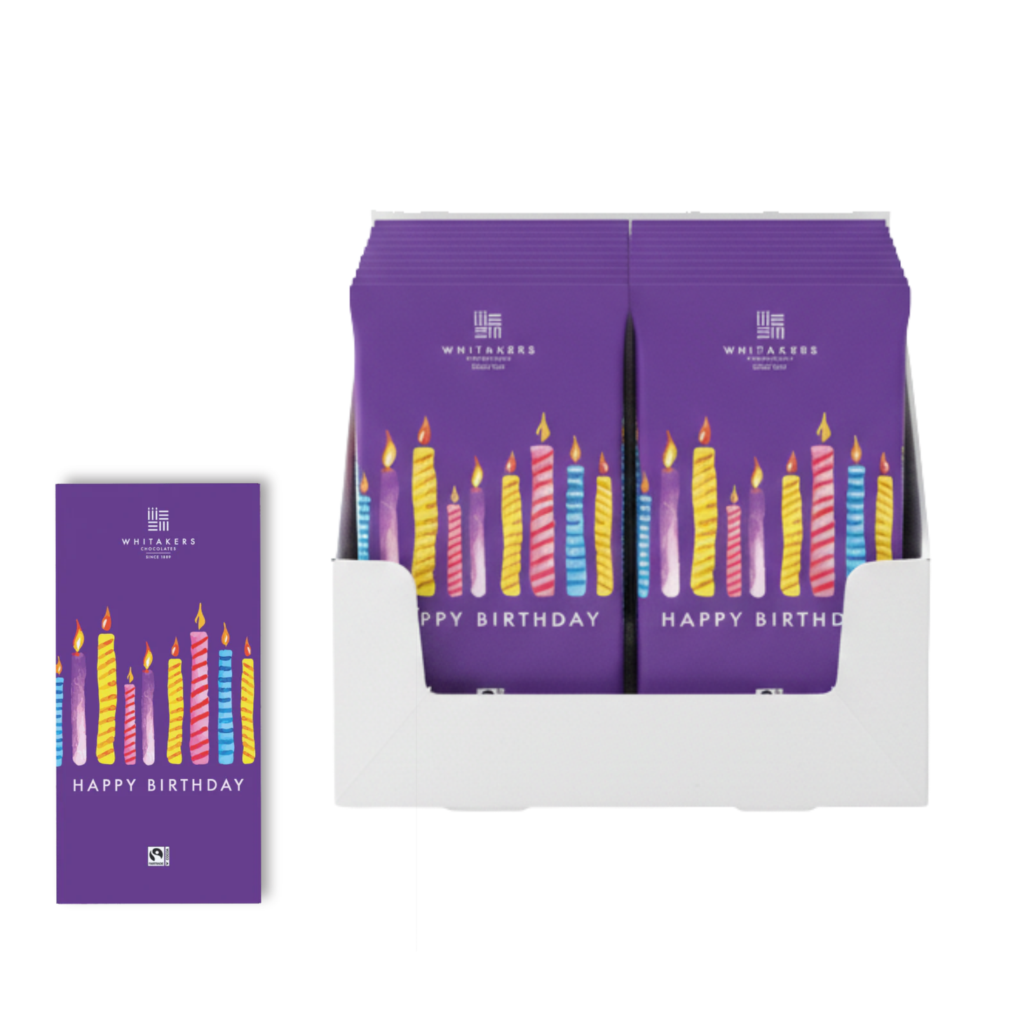 Multipack birthday chocolate bars available